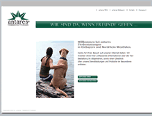 Tablet Screenshot of antares-tierbestattungen.de